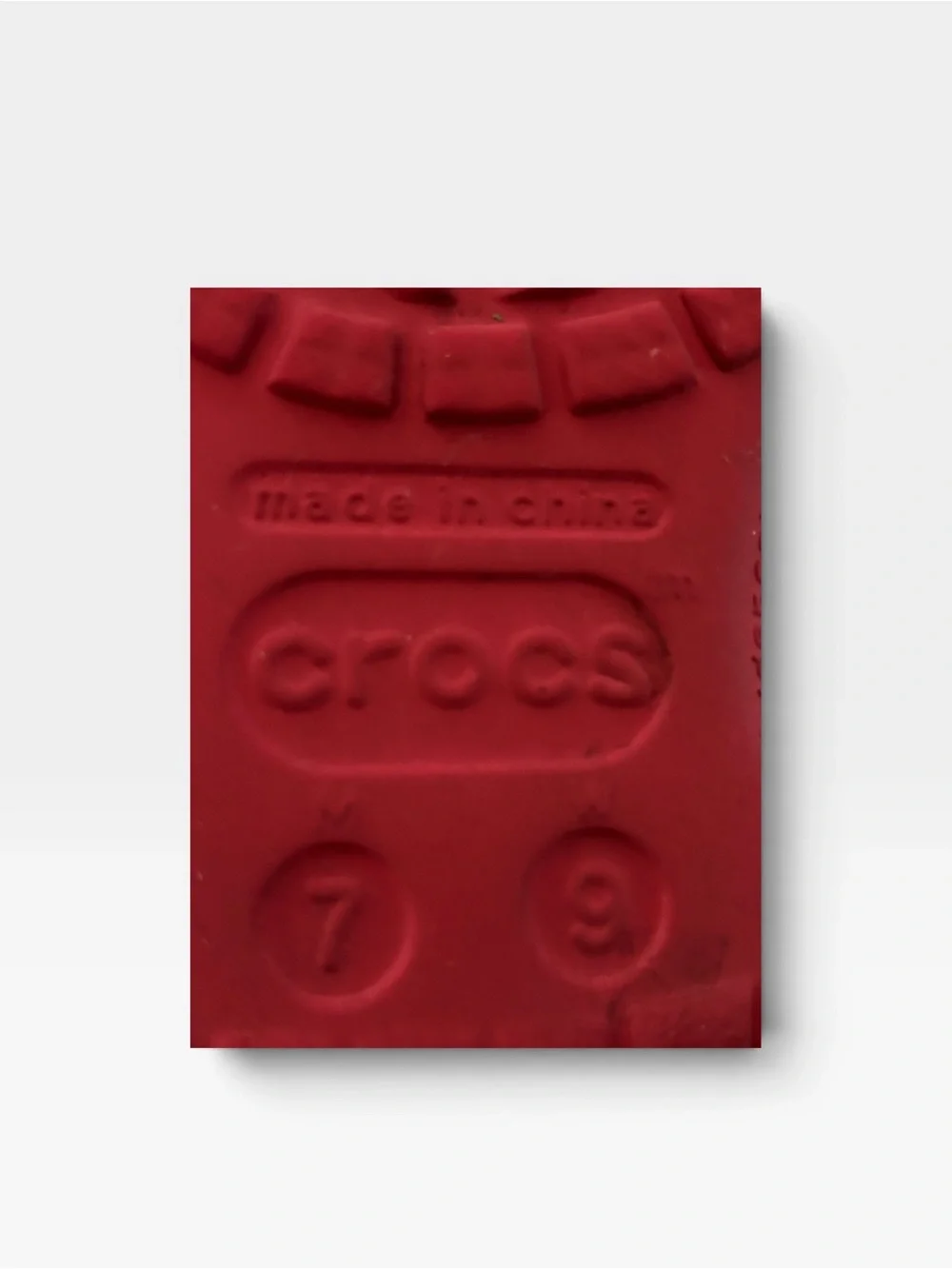 Crocs Classic Clog Red M7 W9 Men’s 7 Women’s 9 Slip On Shoes